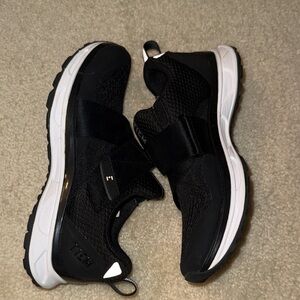 Black and White cycling shoes